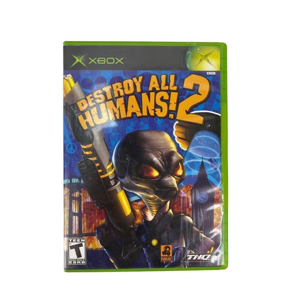 Destroy All Humans 2 (Xbox, 2006) Complete Xbox with Manual and Case - Picture 1 of 4